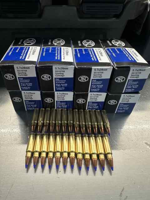 FN 5.7x28mm 40gr Blue Tip Ammo