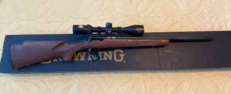 Browning T-Bolt With Muzzlebrake And Talley Rings