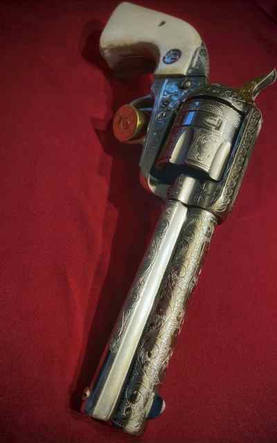 Stunning, Ruger old model Vaquero, .357 Magnum