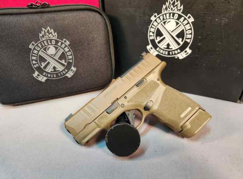 SPRINGFIELD HELLCAT OSP FDE 9MM 