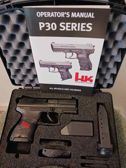 HK P30SK + 4 MAGS